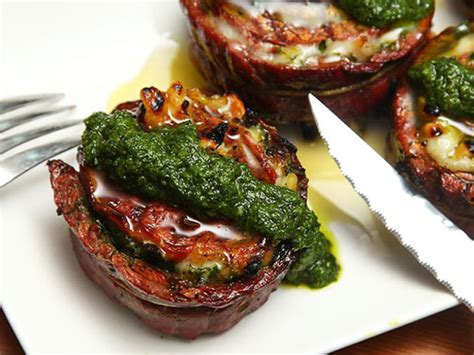 Grilled Stuffed Flank Steak With Pesto, Mozzarella, and Prosciutto ...