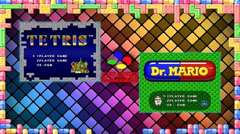 Tetris & Dr. Mario gameplay (SNES/Super Nintendo) - YouTube