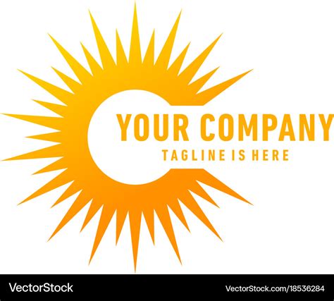 Sun rise logo Royalty Free Vector Image - VectorStock