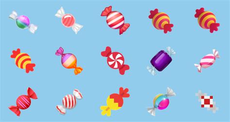 🍬 Candy on Noto Emoji Font 16.0