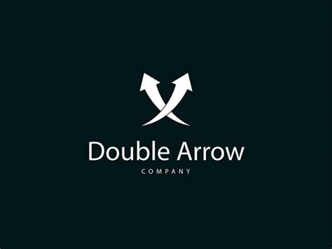 Premium Vector | Double arrow logo design, arrow logo for business ...