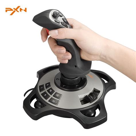 PXN-2113 Game Flight Joystick Simulation Flight Game Rocker Controller ...