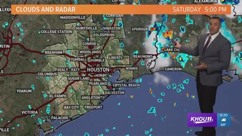 Houston weather forecast for Saturday evening | khou.com