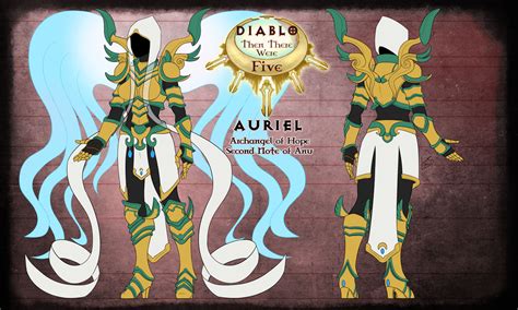 Diablo TTWF - Auriel -ref sheet- by kenyizsu on DeviantArt