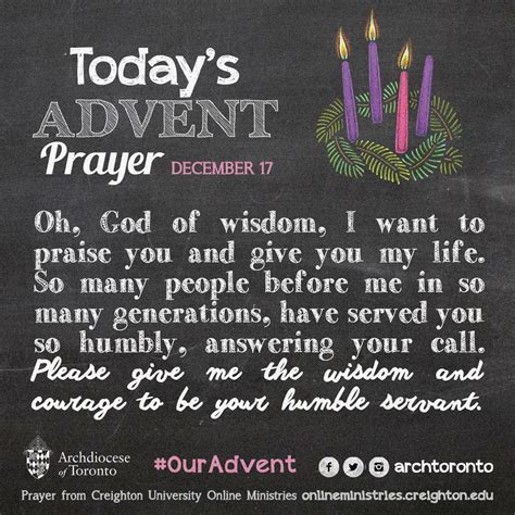 Prayer for the Third Week of Advent - Wednesday #ouradvent | Advent ...