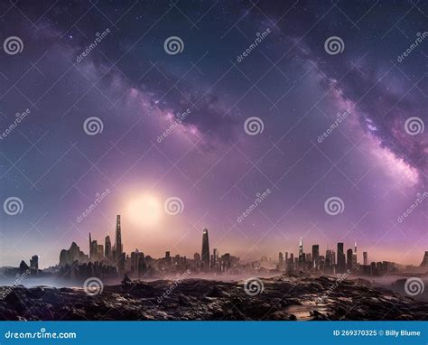 Alien Planet Fantasy Sci Fi Background Series 74 of 155 Stock ...