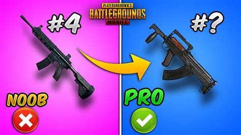 Top 10 Best Guns/Weapons in PUBG MOBILE with (Tips and Tricks) Weapon ...