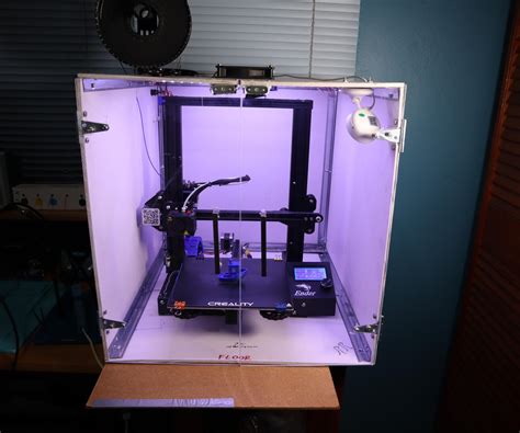 Cheap DIY 3D Printer Enclosure | Ender 3 : 10 Steps (with Pictures ...