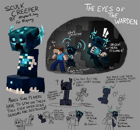 Sculk Creeper (Concept Art) by SparkBag on Newgrounds