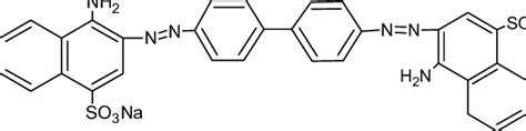 Molecular structure of Congo Red dye. | Download Scientific Diagram