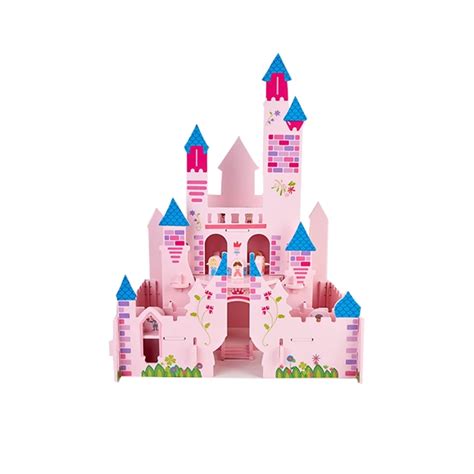 Cutely Designed Pink Beautiful Castle Princess Toys For Kids - Buy ...