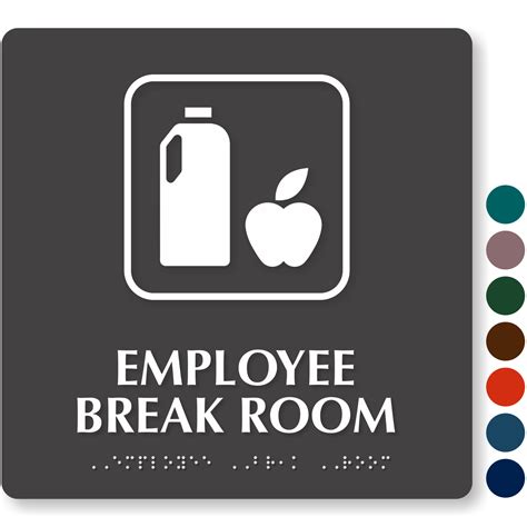 Lunch Room Signs & Break Room Signs