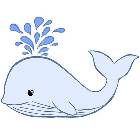 Blue Cartoon Whale by LegendOfZeldy | Cartoon whale, Cartoon drawings ...