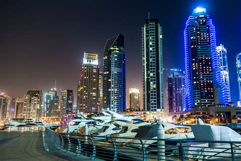 united, Arab, Emirates, Skyscrapers, Dubai, Night, Cities Wallpapers HD ...