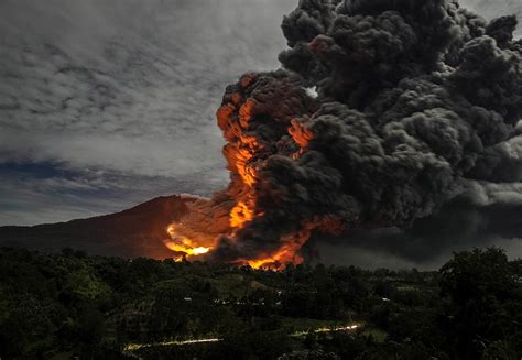 Land of smoke and ash: Photos of Mount Sinabung volcano erupting