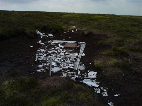 Wreckage of Halifax Bomber Crashed in... © Dave Ascough :: Geograph ...