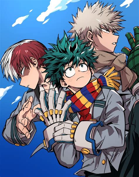 deku and shoto and bakugo - Boku no Hero Academia Fan Art (43988364 ...