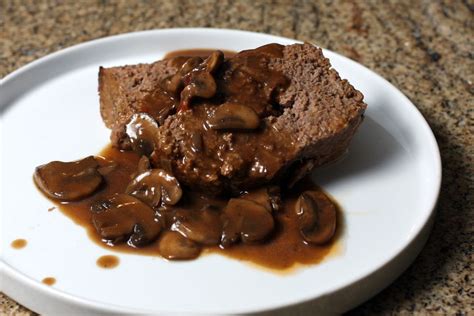 Meatloaf with Mushroom Gravy Recipe