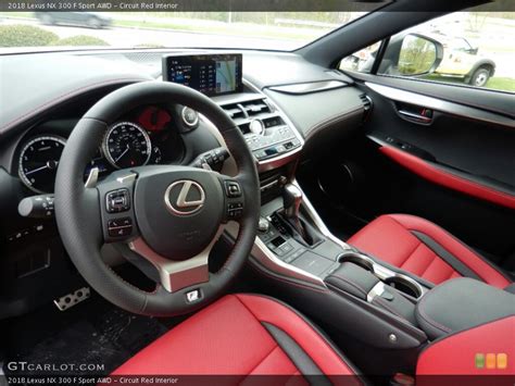 Circuit Red Interior Photo for the 2018 Lexus NX 300 F Sport AWD ...