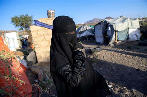 Lamis Abdullah, 24, a camp resident. Lynsey Addario for The New York Times