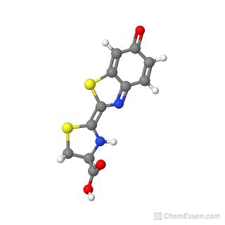 Firefly luciferin Structure - C11H8N2O3S2 - Over 100 million chemical ...