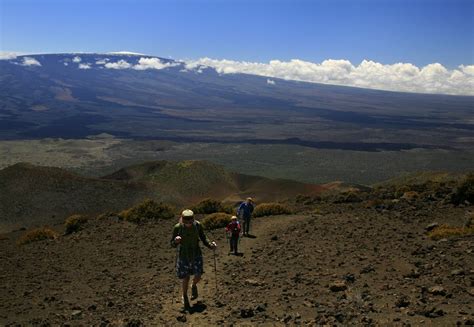 Hiking up Mauna Kea w/ Mauna Loa behind : : Wildernesscapes Photography ...