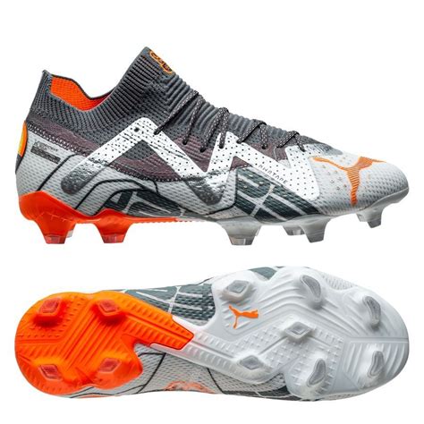 PUMA X Unisport Future Ultimate FG/AG Astronaut - White/Ultra Orange ...