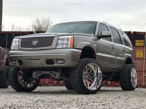 2002 Cadillac Escalade with 24x14 -90 American Force Sprint Cc and 35/ ...