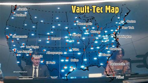 Vault-Tec Map, Fallout TV Show | No Mutants Allowed