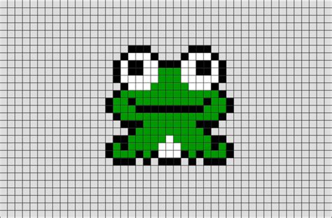 Frog Pixel Art | Схемы вышивки крестиком, Узоры пластикового холста ...