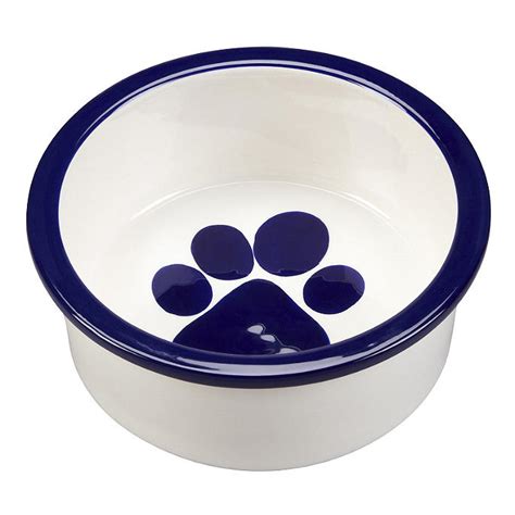 Paw Ceramic Dog Bowl | Frontgate