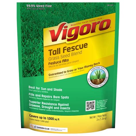 Vigoro 3 lb. Grass Tall Fescue Seed-52213 - The Home Depot