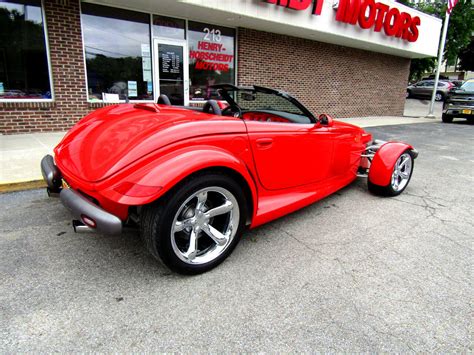 Red 1999 Plymouth Prowler Roadster Convertible Only 9,708 Miles ...