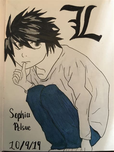 L Fan Art! : r/deathnote