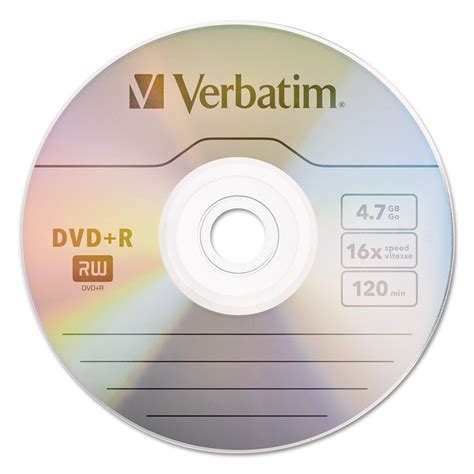 DVD+R Discs by Verbatim® VER95037 | OnTimeSupplies.com