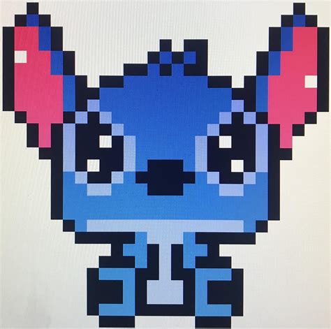 Pixel Art Stitch - Survivalweekend