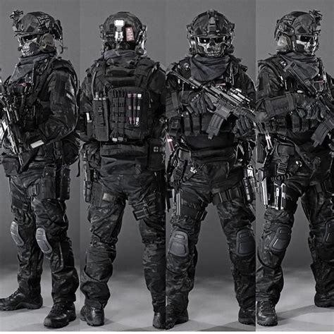 All Black Tactical Gear