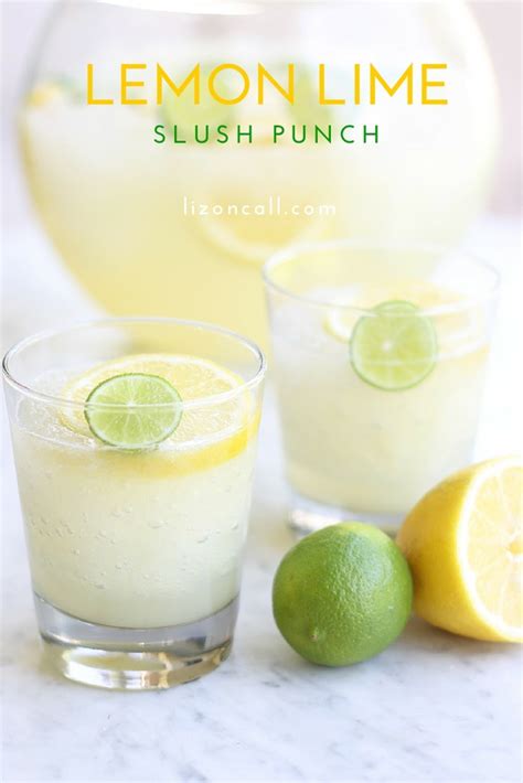 Lemon Lime Slush Party Punch