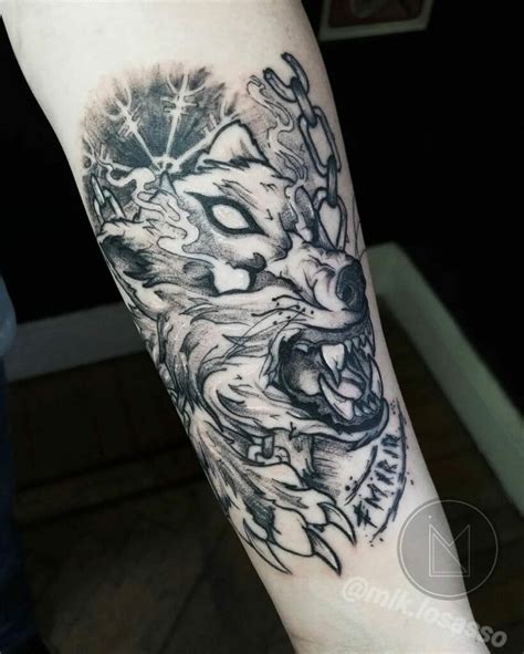 11+ Fenrir Wolf Tattoo Ideas That Will Blow Your Mind!