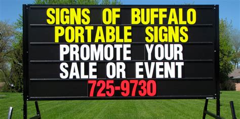 Buffalo Sign Rentals & Road Signs West Seneca by Signs of Buffalo