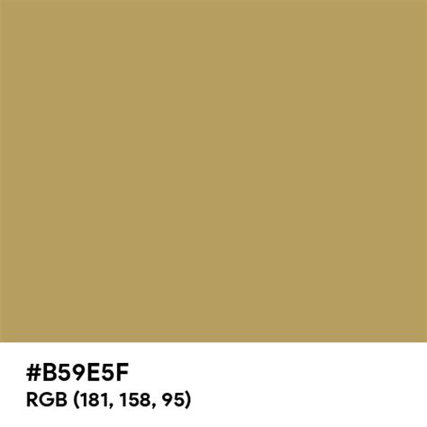 Antique Gold (Pantone) color hex code is #B59E5F