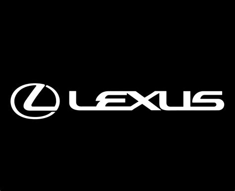 Lexus Brand Logo Symbol White Design Japan Car Automobile Vector ...