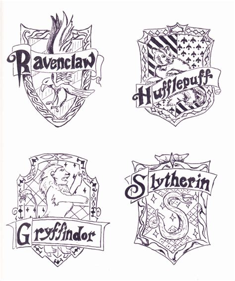 Hogwarts Houses by TheHiddenTalents on DeviantArt