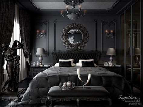 #victorianbedroom | Black bedroom decor, Bedroom interior, Black ...