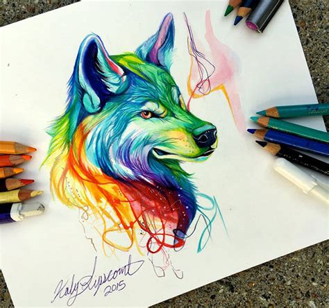 Wild Animal Spirit Hand Drawn Illustrations By Katy Lipscomb | DeMilked