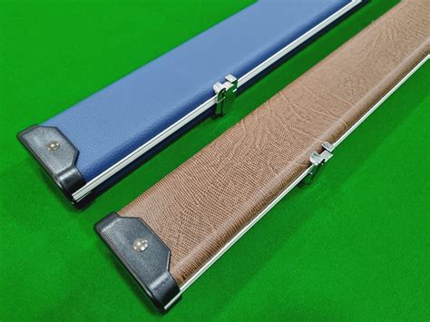 1 PIECE HARD LEATHER & ALUMINIUM CUE CASE - Sharma Billiard Accessories