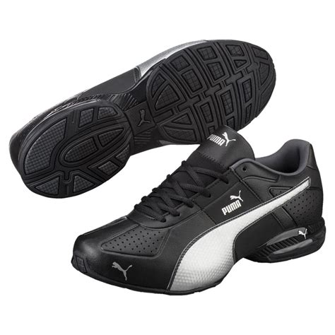 PUMA Leather Cell Surin 2 Fm Men's Running Shoes in 02 (Black) for Men ...