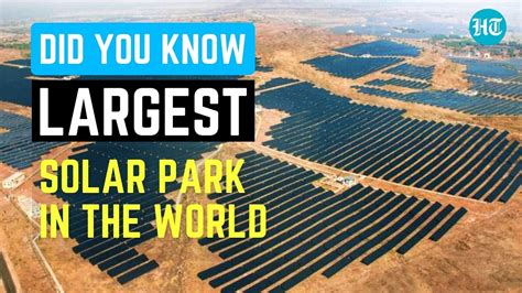 Bhadla Solar Park | Did you know | Hindustan Times - YouTube