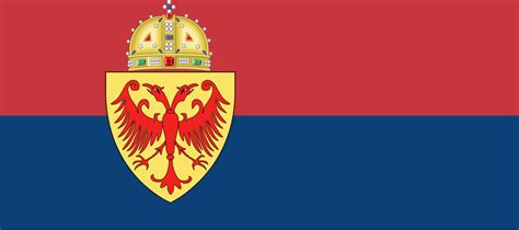 flag of the serbian empire but in style of the modern serbian flag : r ...