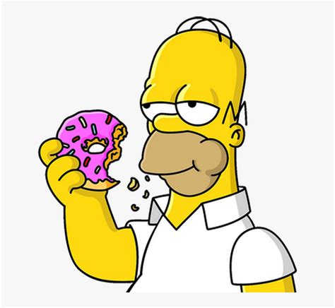 Donut Homer Simpson, HD Png Download , Transparent Png Image - PNGitem